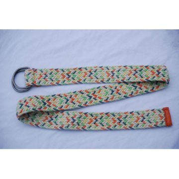 Vintage women's champion belt colourful cotton textile woven belt 28 30 32 waist